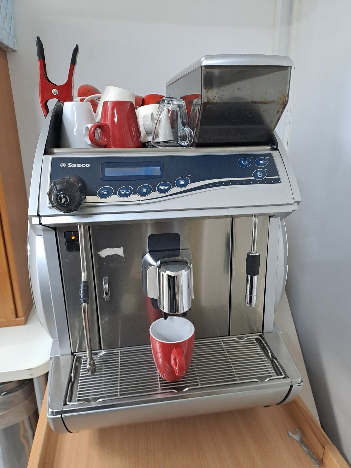 Seaco koffiemachine, Ophalen, Koffiemachine