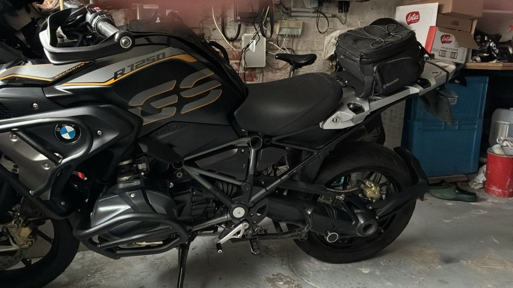 BMW GS afdekplaat achterzadel bagagerek, Enlèvement, Utilisé