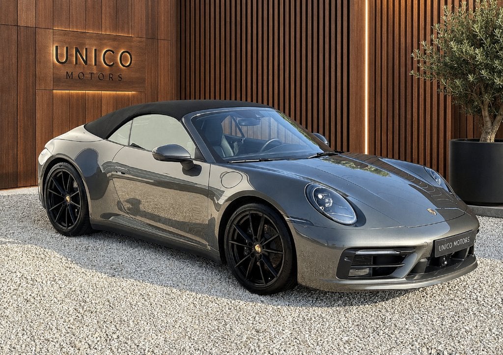 Porsche 992 Cabriolet Porsche Approved, Auto's, Porsche, Automaat, Achterwielaandrijving, Cabriolet, Leder