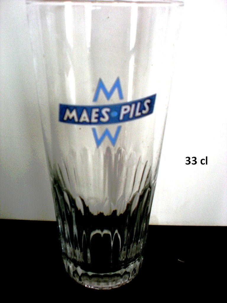 MAES Pils  Waarloos, Collections, Enlèvement ou Envoi, Comme neuf, Verre ou Verres
