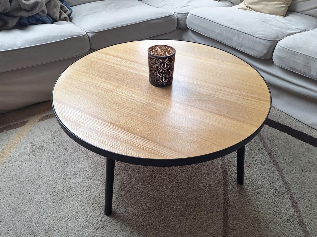 Table basse ronde style scandinave – excellent état, Maison & Meubles, Tables | Tables de salon, Enlèvement ou Envoi