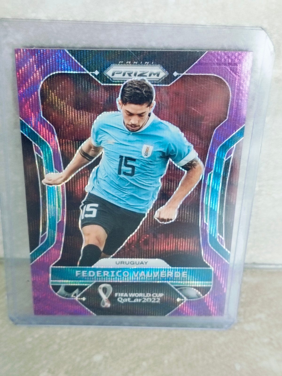 Panini prizm WK Qatar Federico Valverde genummerd, Enlèvement ou Envoi