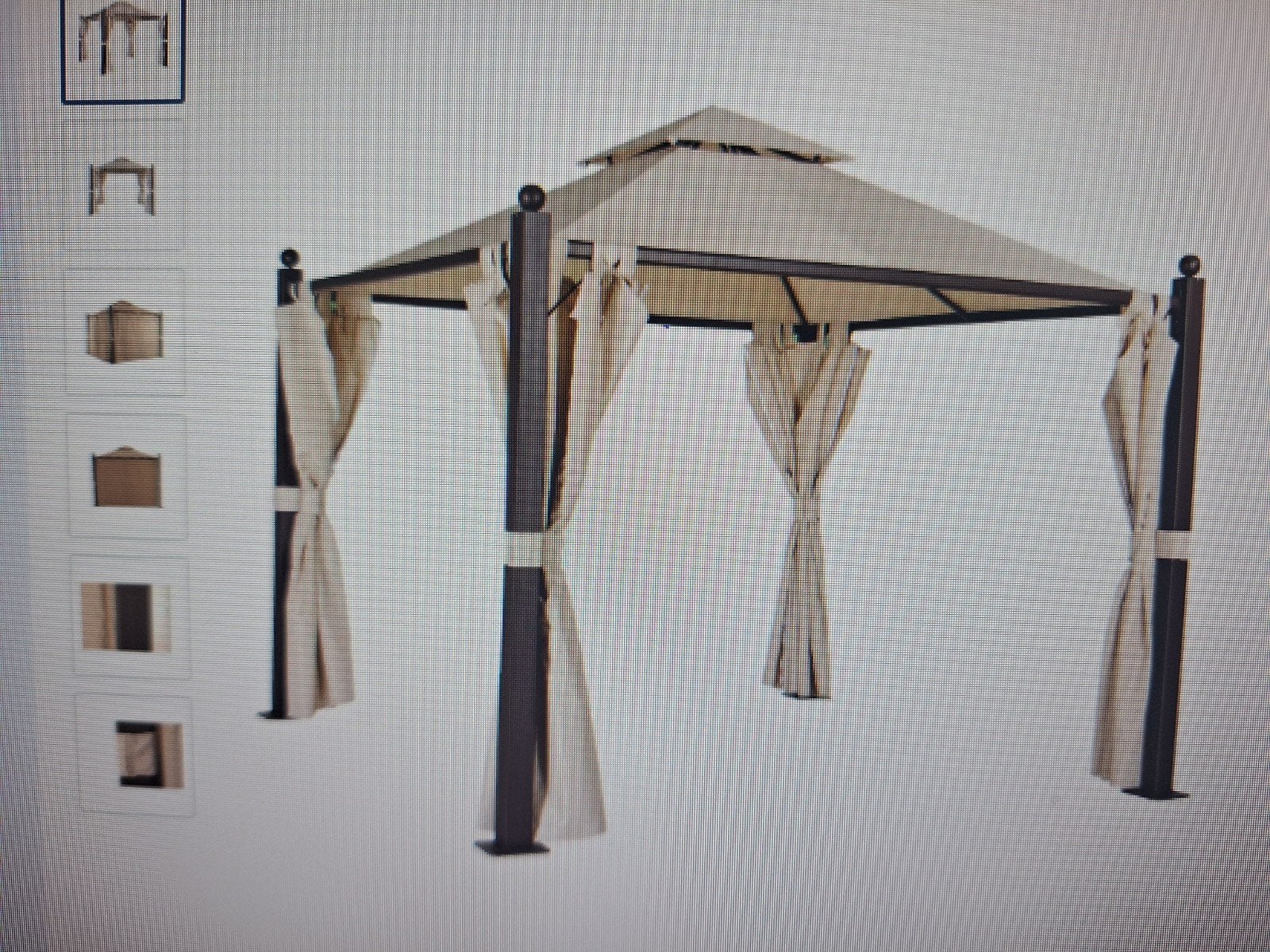 Pergola zonnescherm, Ophalen, Paviljoen