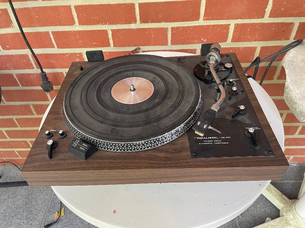 Platine vinyle REALISTIC LAB‐420 Direct de précision, Tourne-disque, Enlèvement, Sony, Automatique