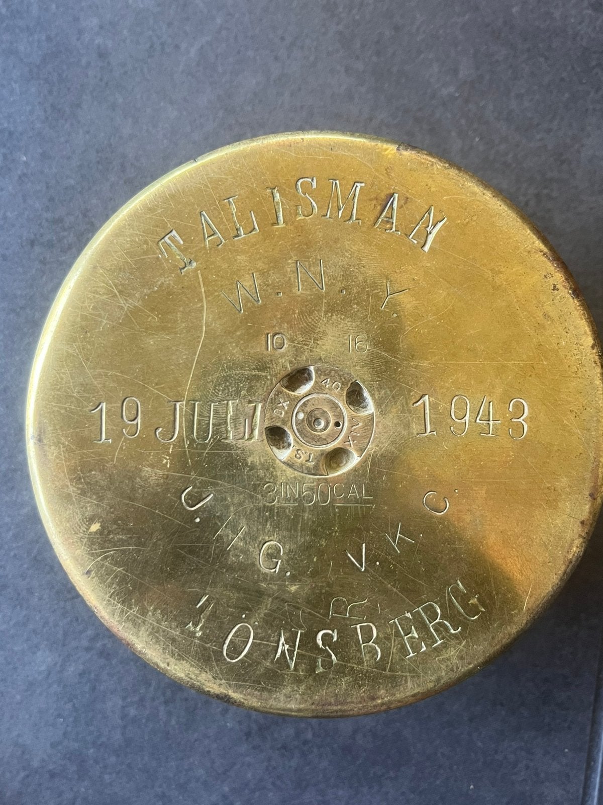 Aandenken MV Talisman op obus, Ophalen of Verzenden