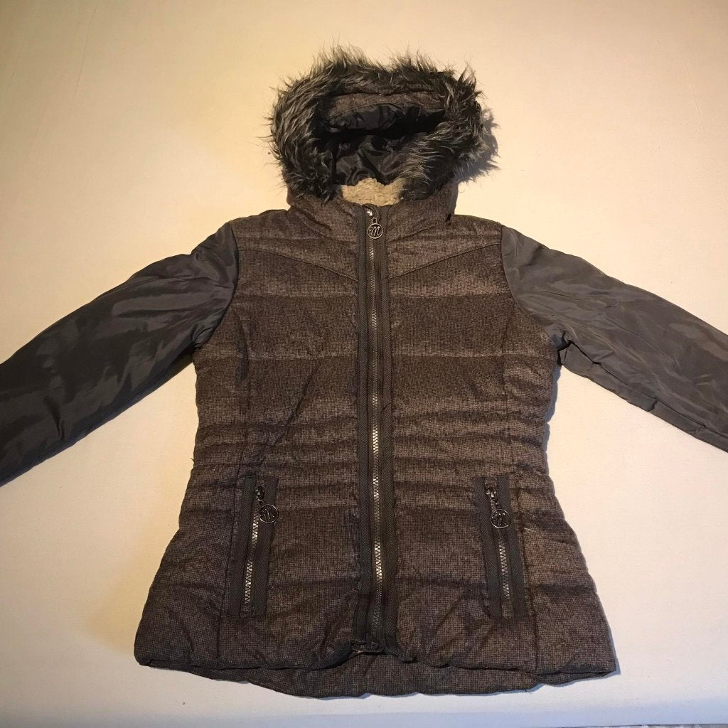 Bruine jas - Jbc - maat 146 / 152, Kinderen en Baby's, Kinderkleding | Maat 146, Gebruikt, Meisje, Ophalen of Verzenden, JBC.