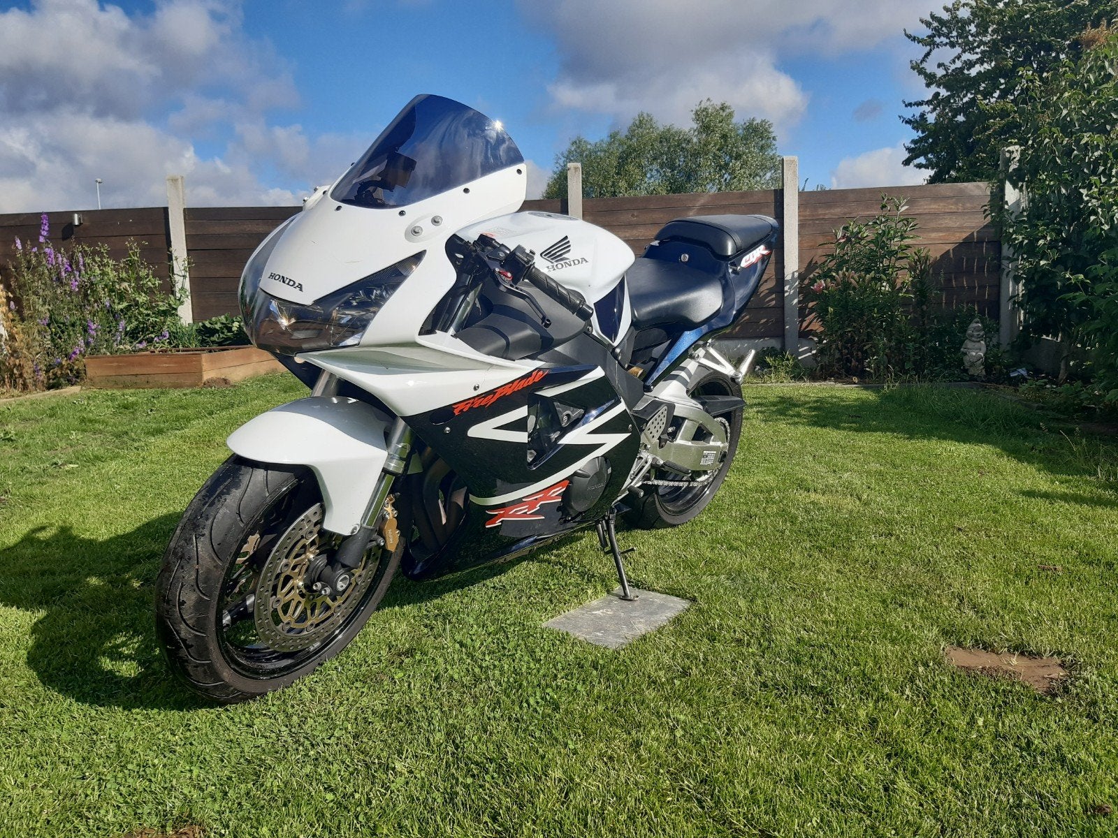 Kuipdelen cbr 954rr wit blauw, Motoren, Ophalen