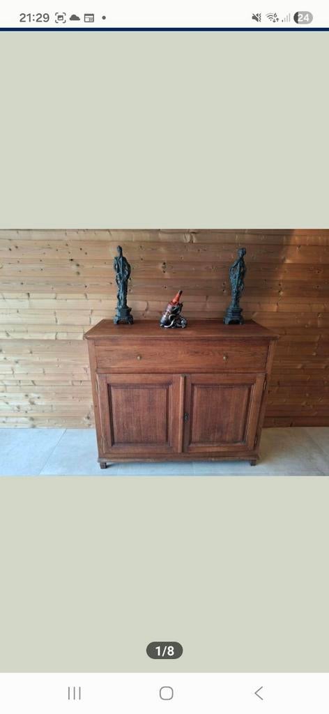 Oude kast 129cm52cmx111cm, Enlèvement
