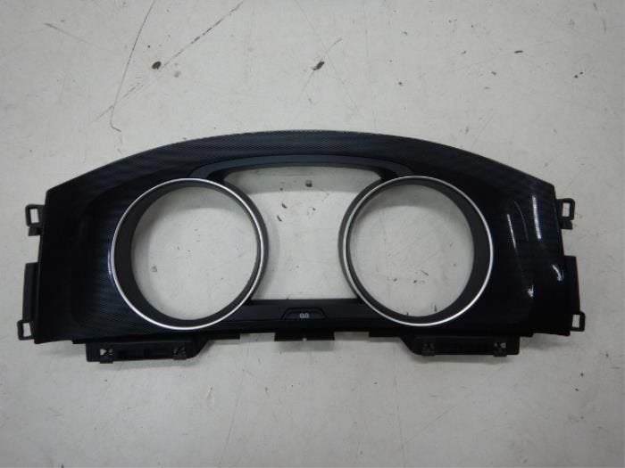 VW Golf 7 Dashboard Inleg Kilometer Tellerunit Carbon, Auto-onderdelen, Ophalen of Verzenden, Gebruikt