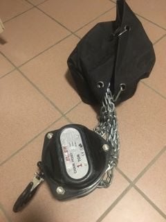 Kettingtakel, Ophalen, Gebruikt