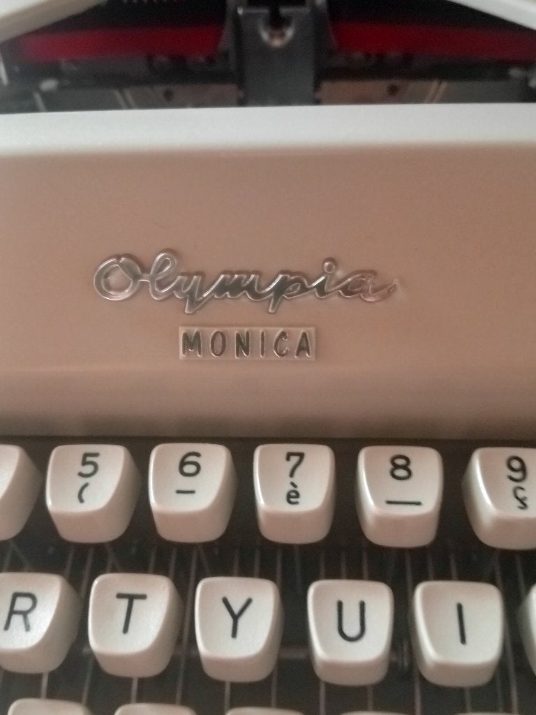 Vintage Olympia Monica SM8 schrijfmachine jaren '60, Diversen, Ophalen, Gebruikt