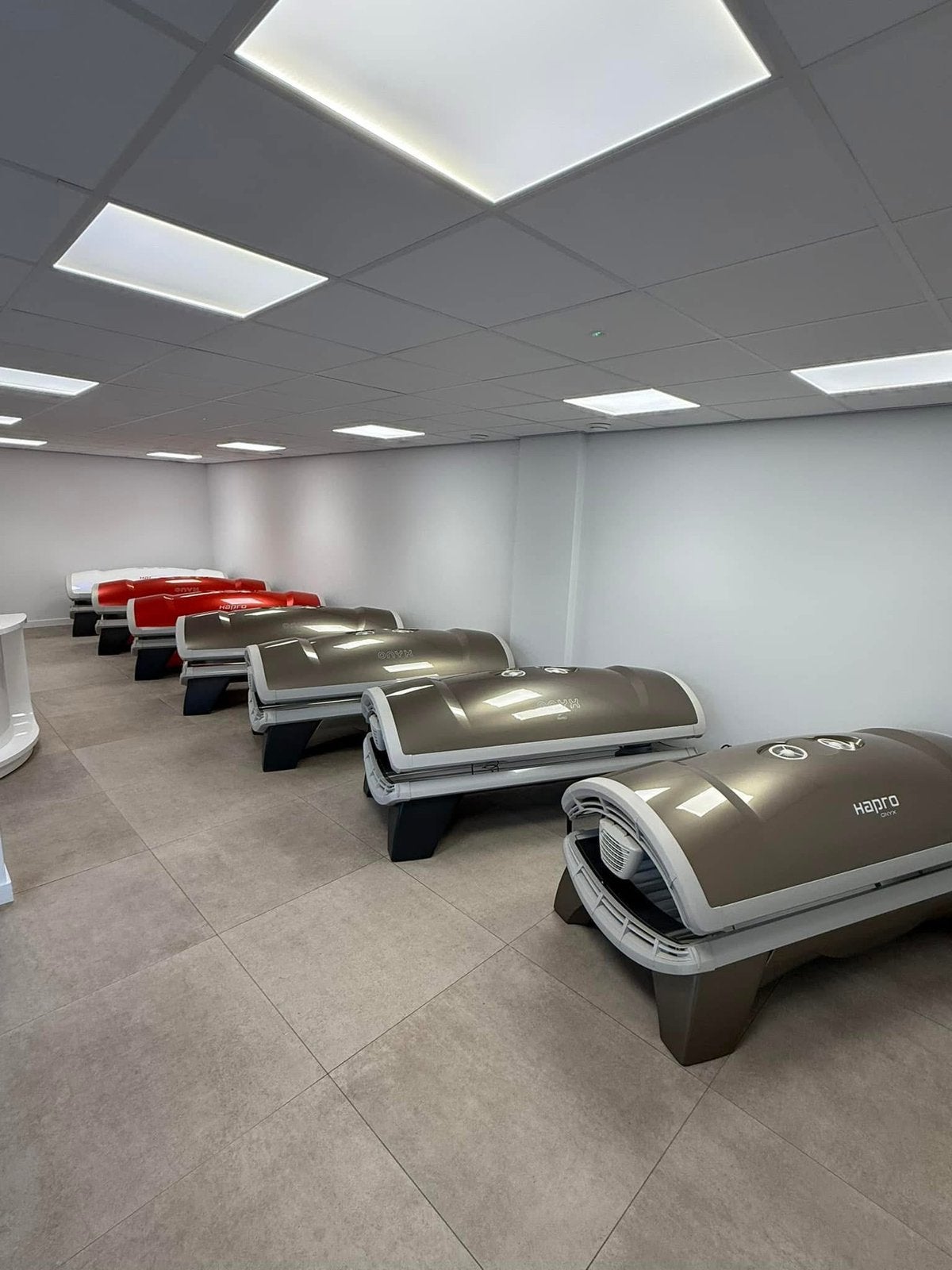 Lits de bronzage Hapro onyx au collagène remis à neuf, Enlèvement ou Envoi, Comme neuf, Autres types