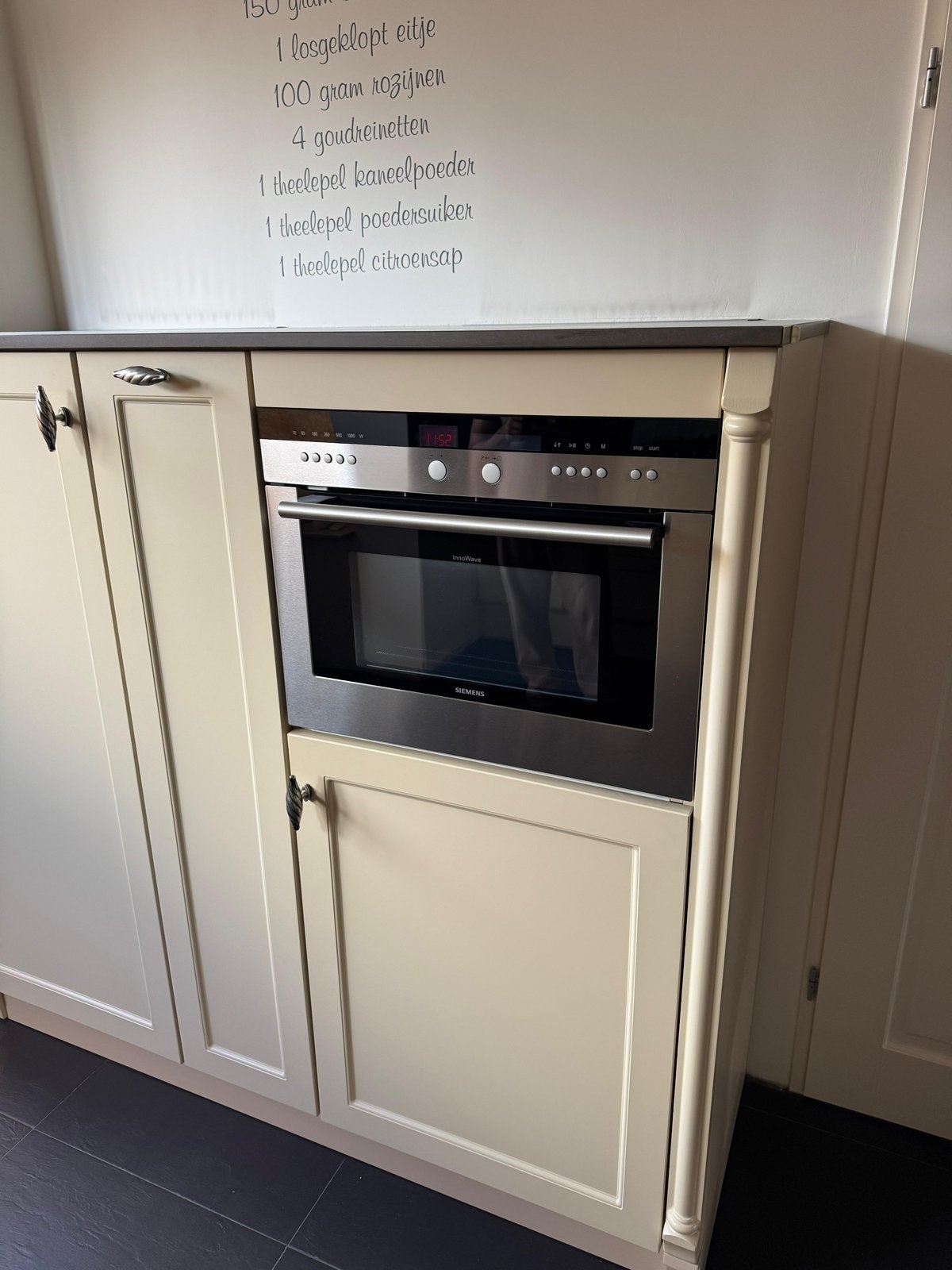 Nette Landelijke Hoekkeuken + Apparatuur + GEDEMONTEERD, Huis en Inrichting, Keuken | Complete keukens, Ophalen of Verzenden, Zo goed als nieuw