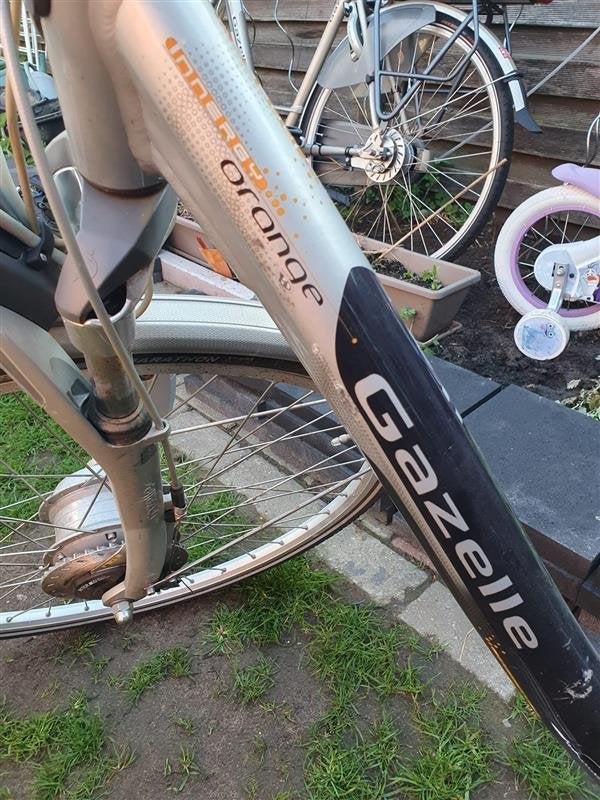 "Gazelle" originele motor voorwiel fietsonderdelen, Vélos & Vélomoteurs, Vélos Pièces, Comme neuf, Moteur, Aluminium, Elektrische fiets