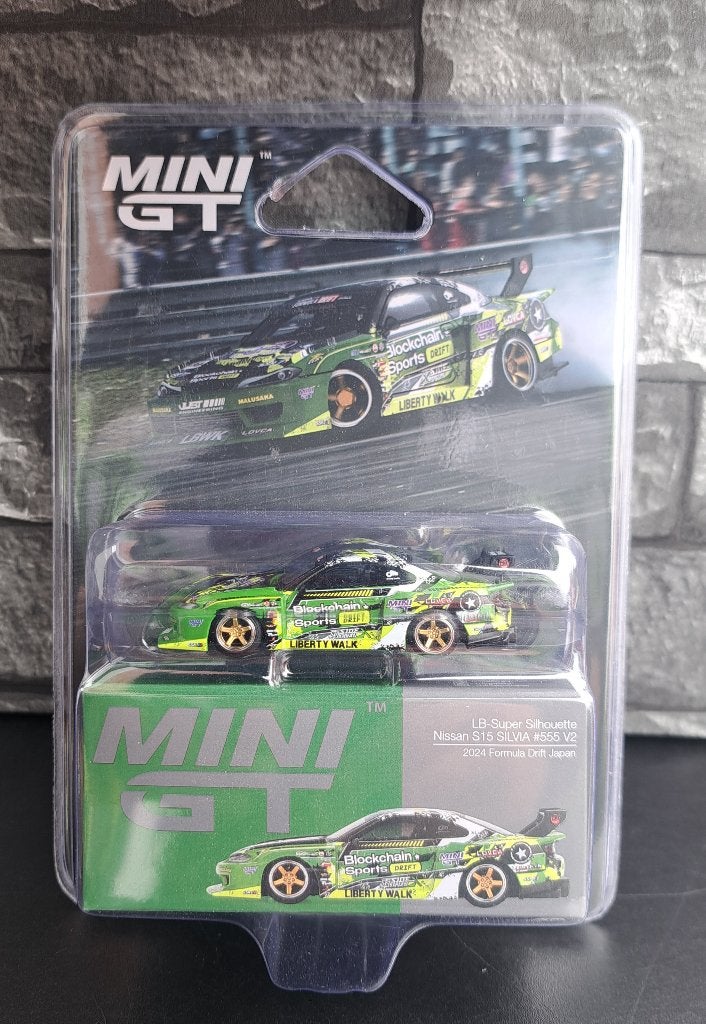 NISSAN S15 SILVIA FORMULA DRIFT Mini gt (BLISTER), Auto, Nieuw, Ophalen of Verzenden, Mini gt