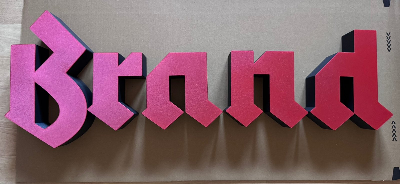 Brand Reclame Letters Los 68cm breed 25 hoog, Verzamelen, Verzenden, Nieuw, Reclamebord