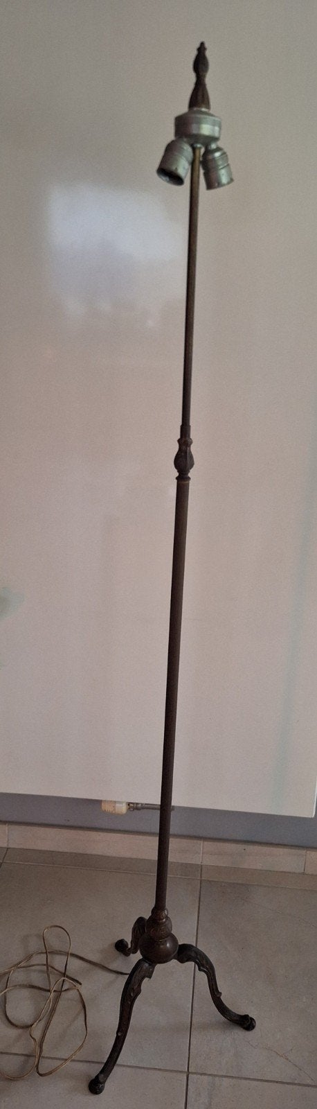koper messing staanlamp tripod, Ophalen