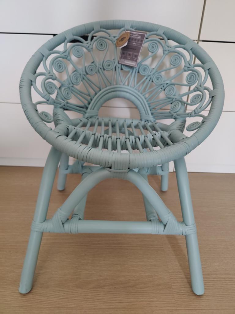 Chaise pour enfant, turquoise, bleu clair, neuve, Enlèvement