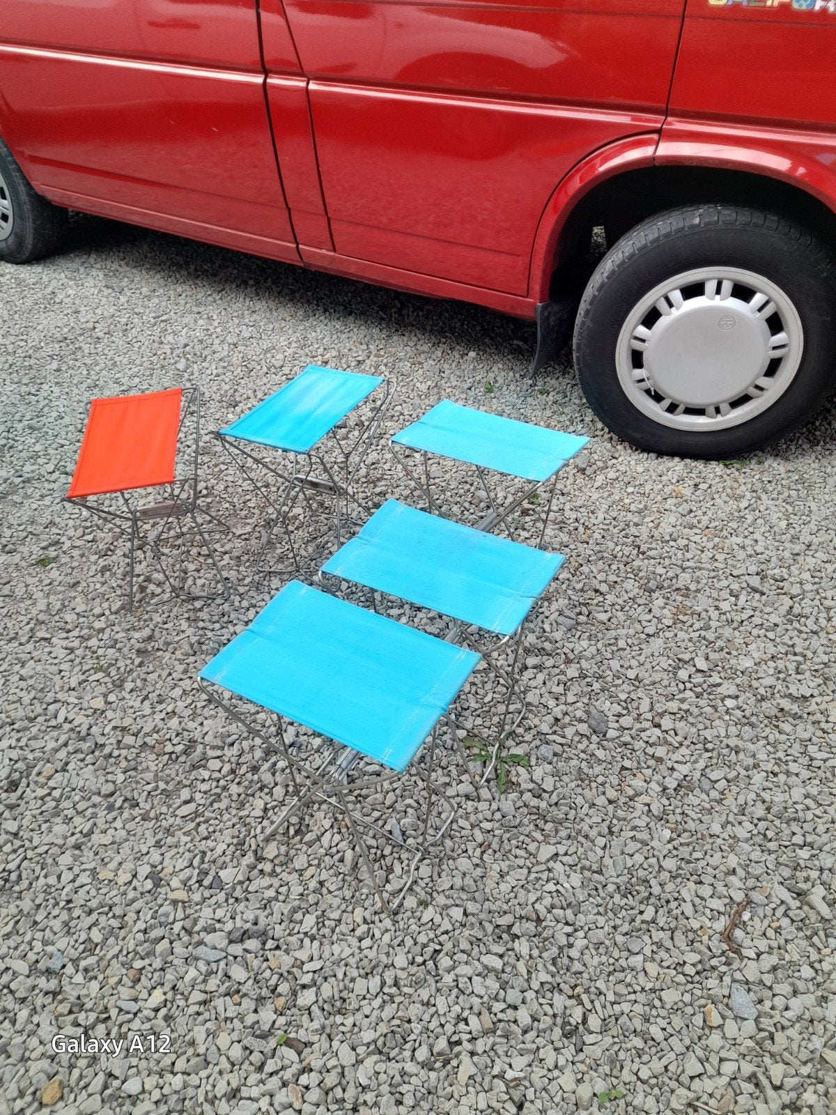 RDA 5 sièges pliables
Fabriqués en  RDA..DDR
Très bon état e, Autos : Pièces & Accessoires, Enlèvement
