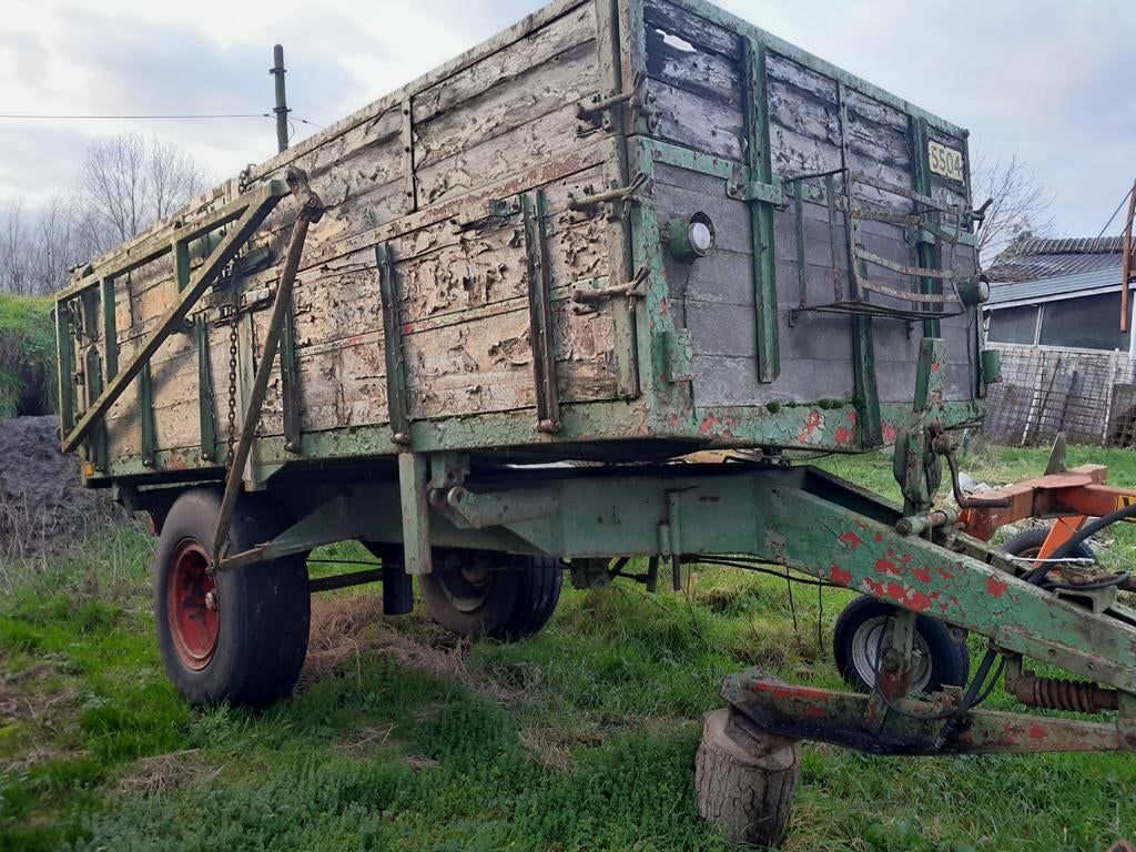Remorque basculante pour camion à benne basculante, Articles professionnels, Enlèvement