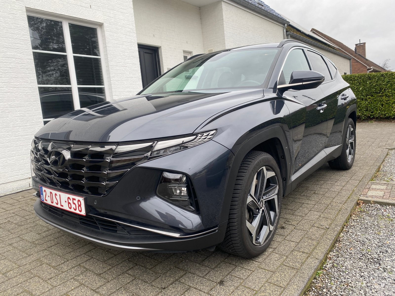 Hyundai Tucson 1.6 PHEV 265 pk 4x4 – 2021 – Feel – 73.000 km, Auto's, Automaat, Zwart, Zwart, Leder
