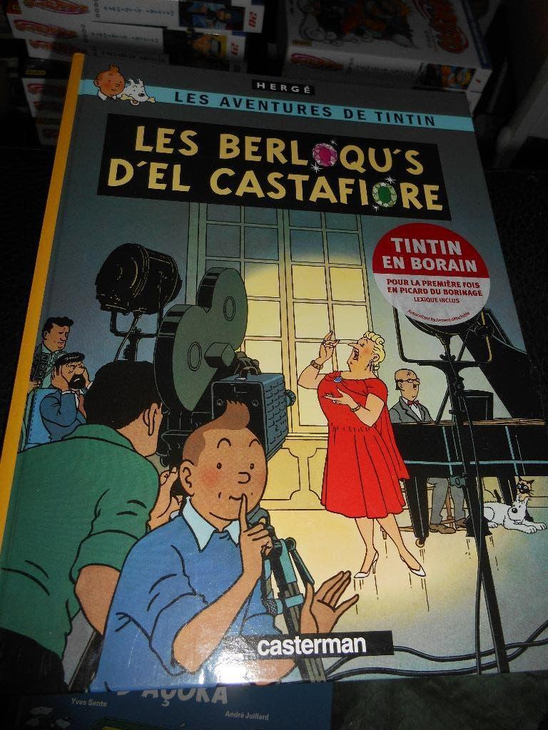 Tintin en Borain eo " Les Berloqu's d'el Castafiore", Livres, Enlèvement ou Envoi