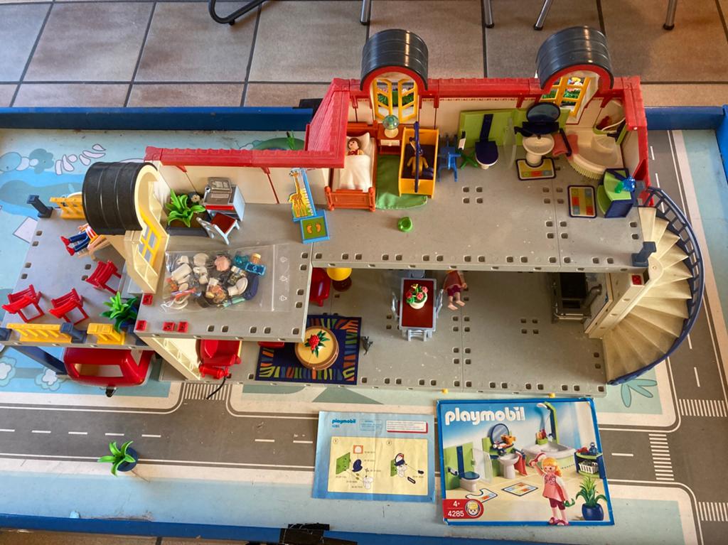 Groot Playmobil Speelhuis, Kinderen en Baby's, Speelgoed | Playmobil, Ophalen, Gebruikt