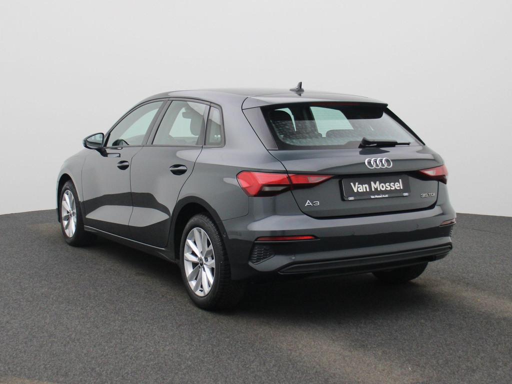 Audi A3 Sportback 2.0 35 TDi 110kW S tronic Attraction BE, Autos, Argent ou Gris, Entreprise, Noir, Automatique