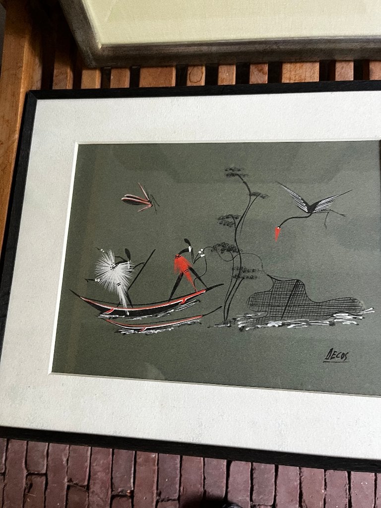 schilderij, Antiquités & Art, Autres sujets, Autres techniques, Enlèvement, Autres styles