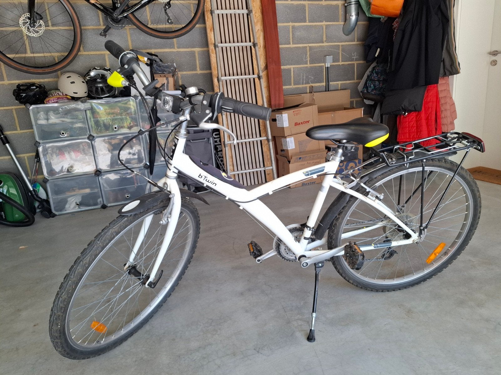 Btwin fiets, Ophalen