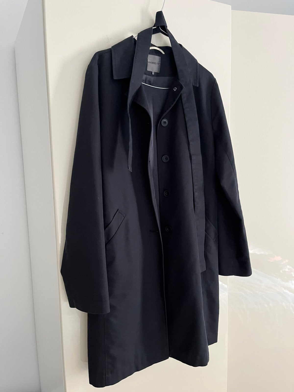 Veste bleu foncé ANDRES, taille 36, Enlèvement ou Envoi, Comme neuf, Taille 36 (S)