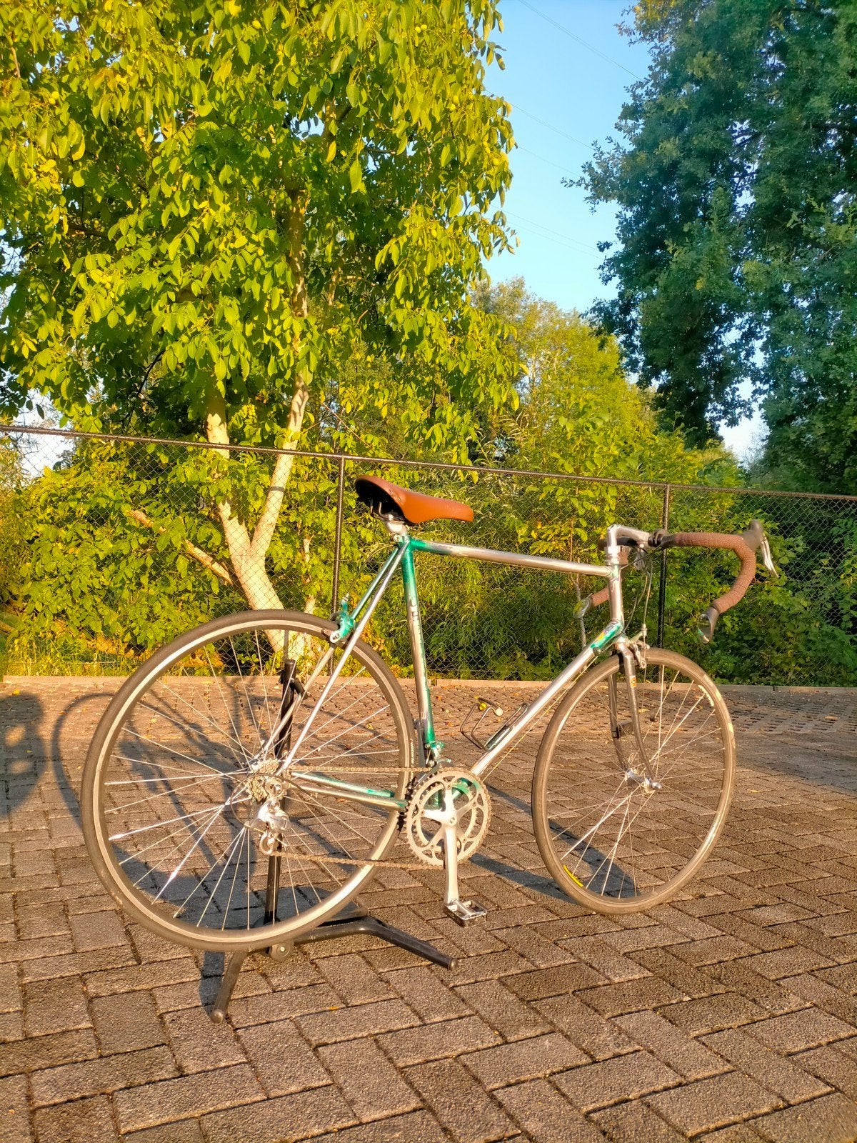 Koers fiets Chesini maat L, Jaren '60 of nieuwer, Velgrem, Chesini, Ophalen of Verzenden