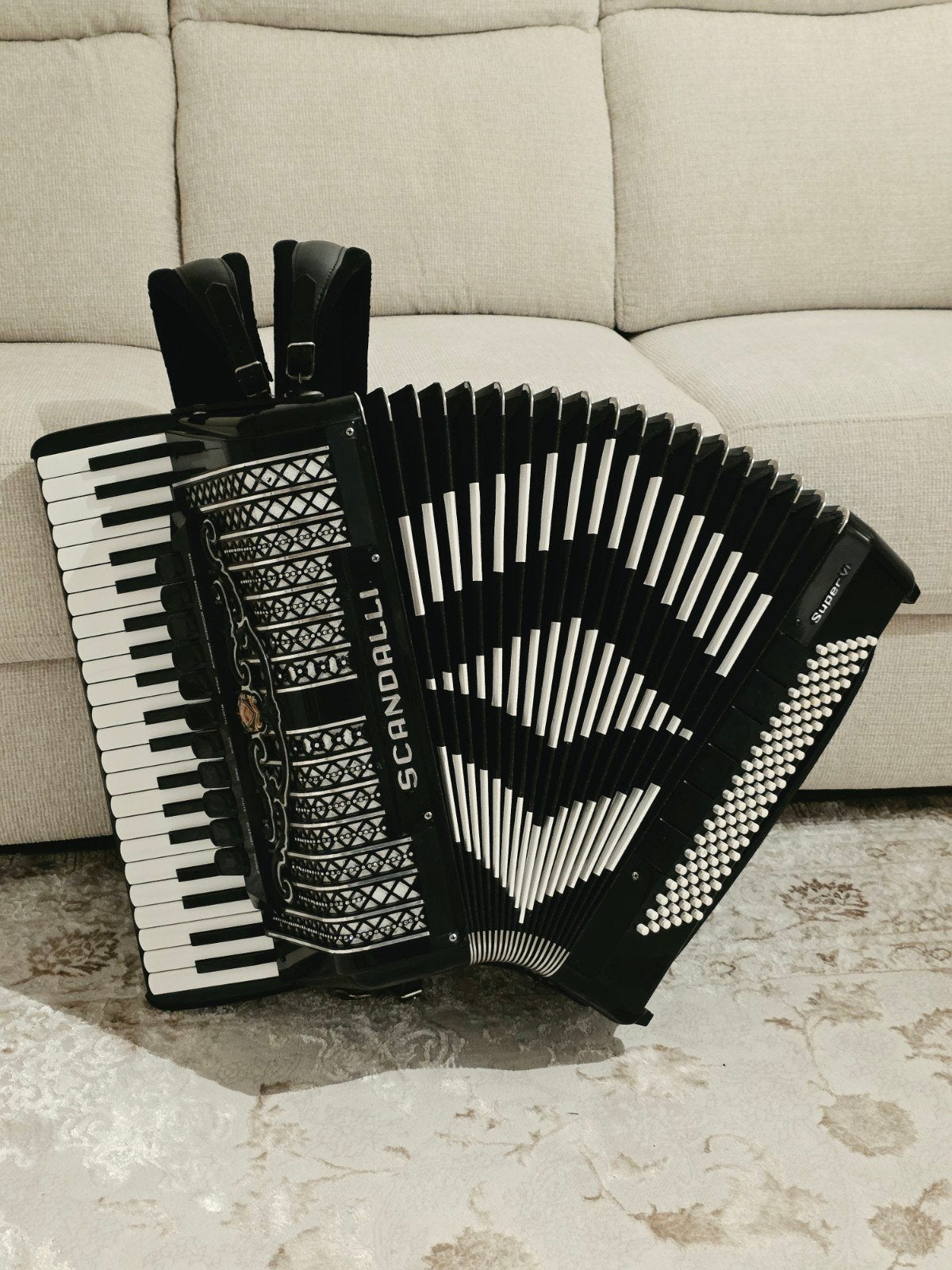 Accordéon Scandalli Super VI, Musique & Instruments, Enlèvement ou Envoi, Scandalli