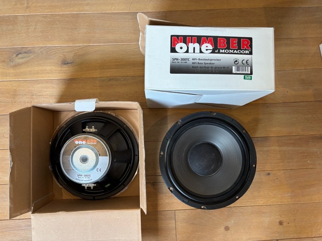 Subwoofer Monacor SPH300TC, TV, Hi-fi & Vidéo, Enceintes, Neuf, Subwoofer, 150 watts ou plus, Autres marques, Enlèvement