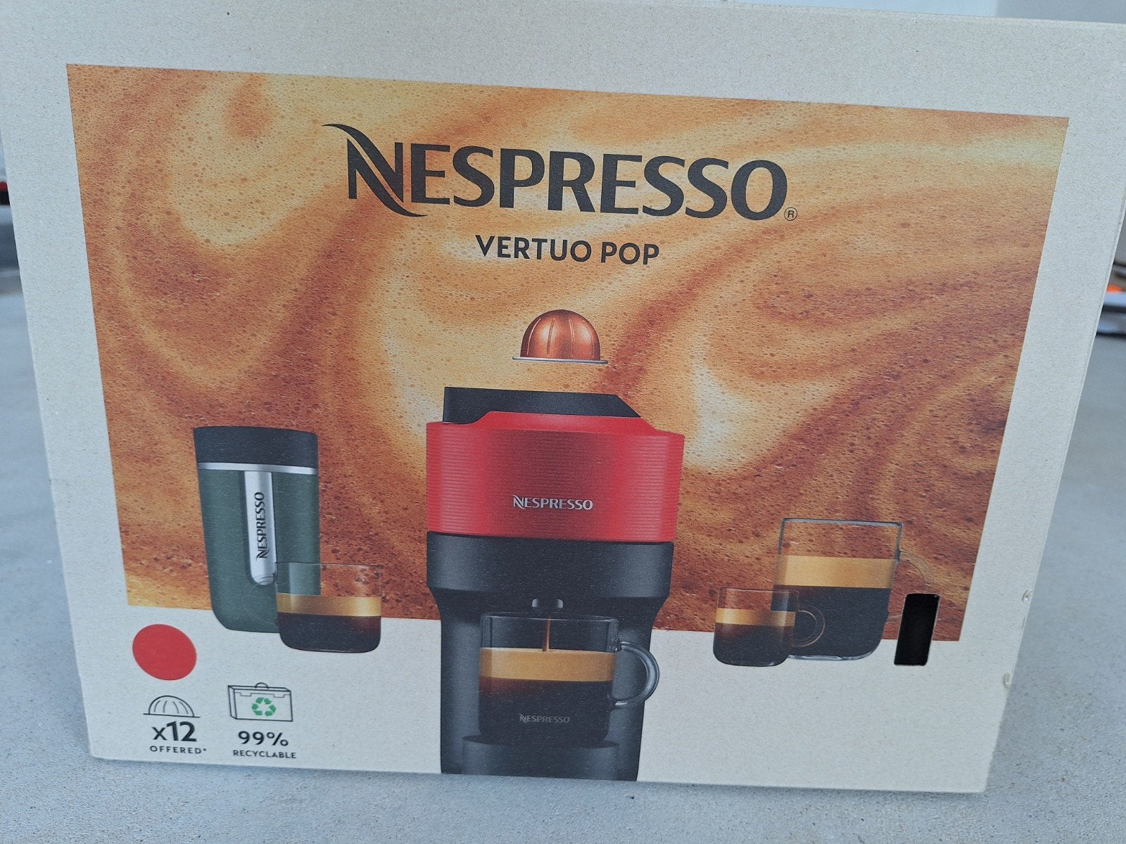 Nouveau Nespresso Vertuo Pop, Enlèvement, Neuf, Cafetière, Dosettes et capsules de café