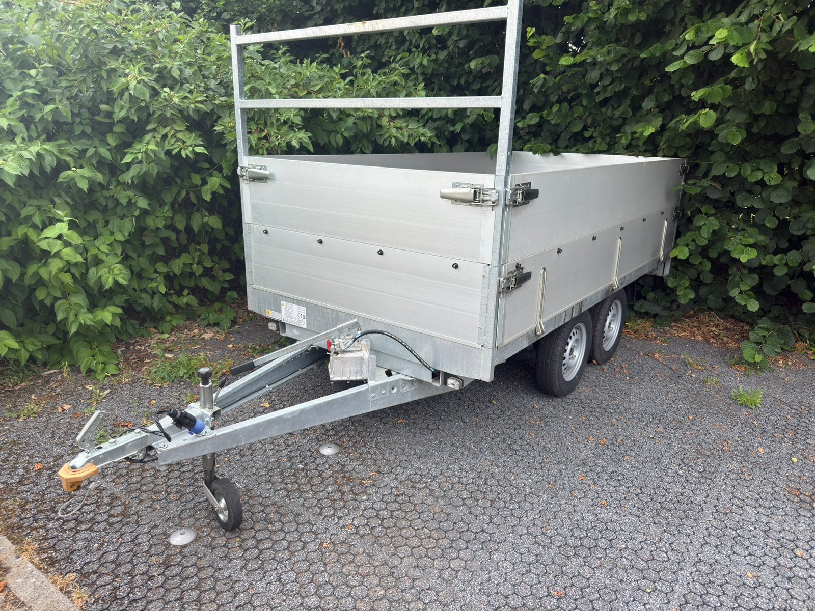 Ongeremde dubbelas kieper, Auto diversen, Aanhangers en Bagagewagens, Ophalen, Zo goed als nieuw