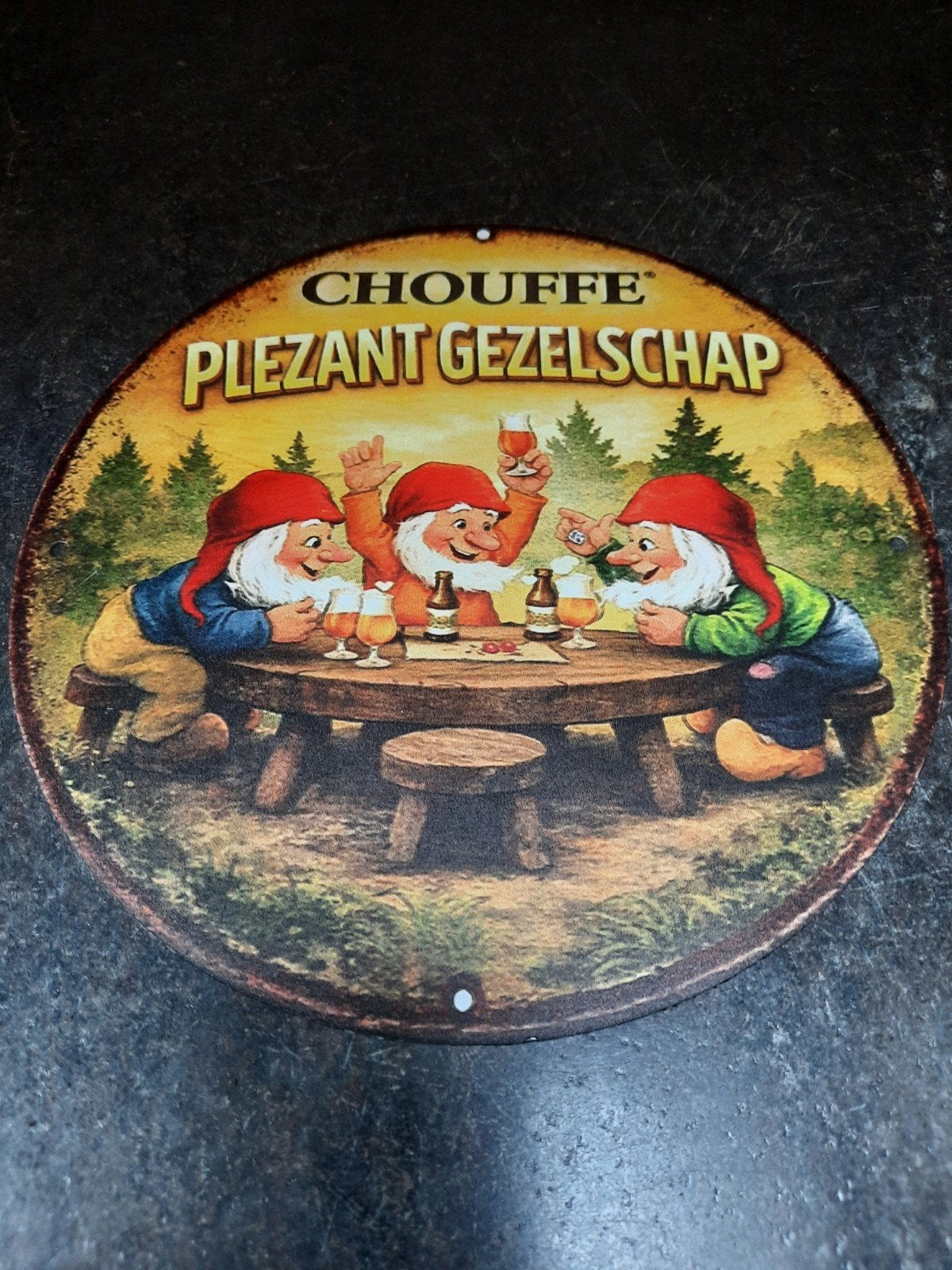 panneau d'affichage La Chouffe, Enlèvement ou Envoi, Panneau publicitaire