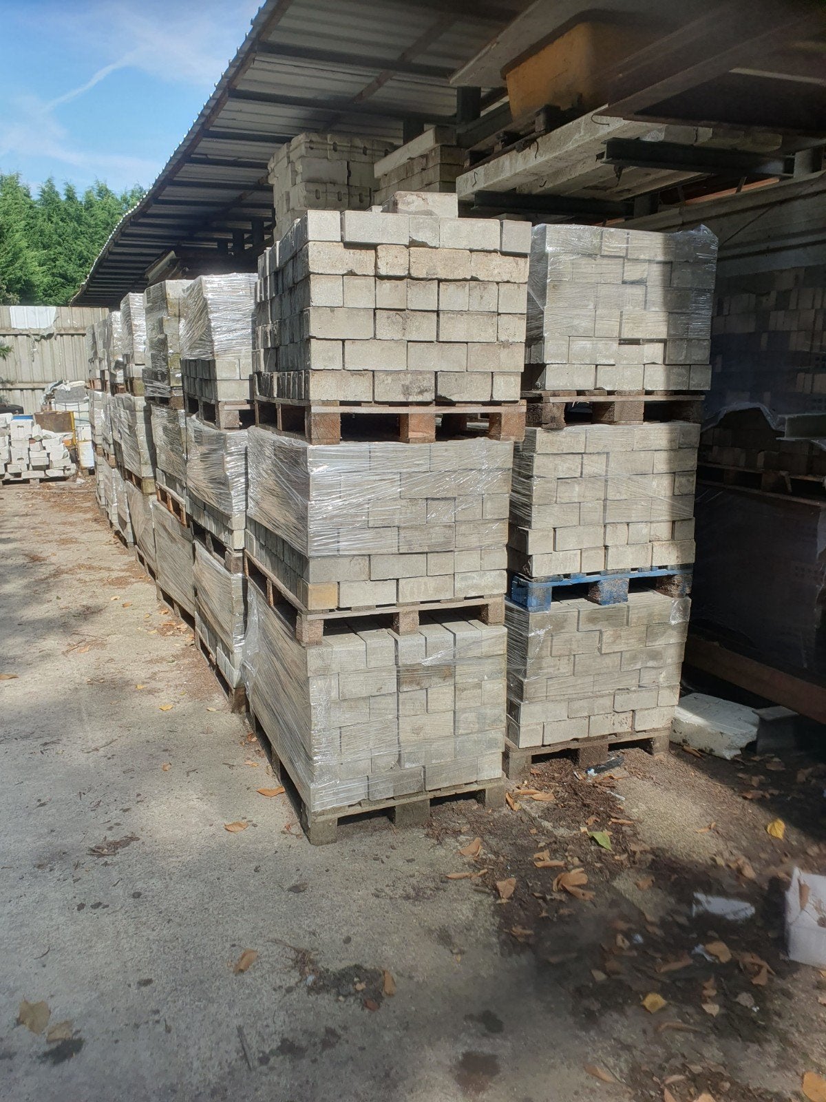 betonklinkers 215x105x100, Ophalen, Gebruikt, Klinkers, 10 m² of meer