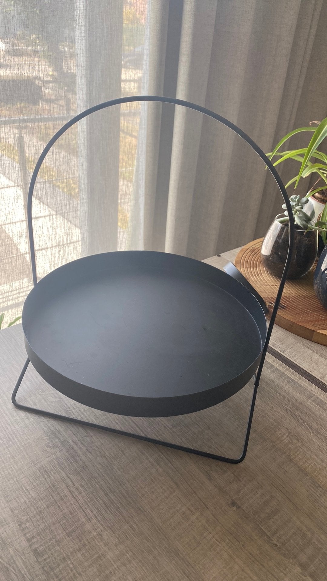 Etagere rond, Comme neuf, Enlèvement, Métal, Étagère