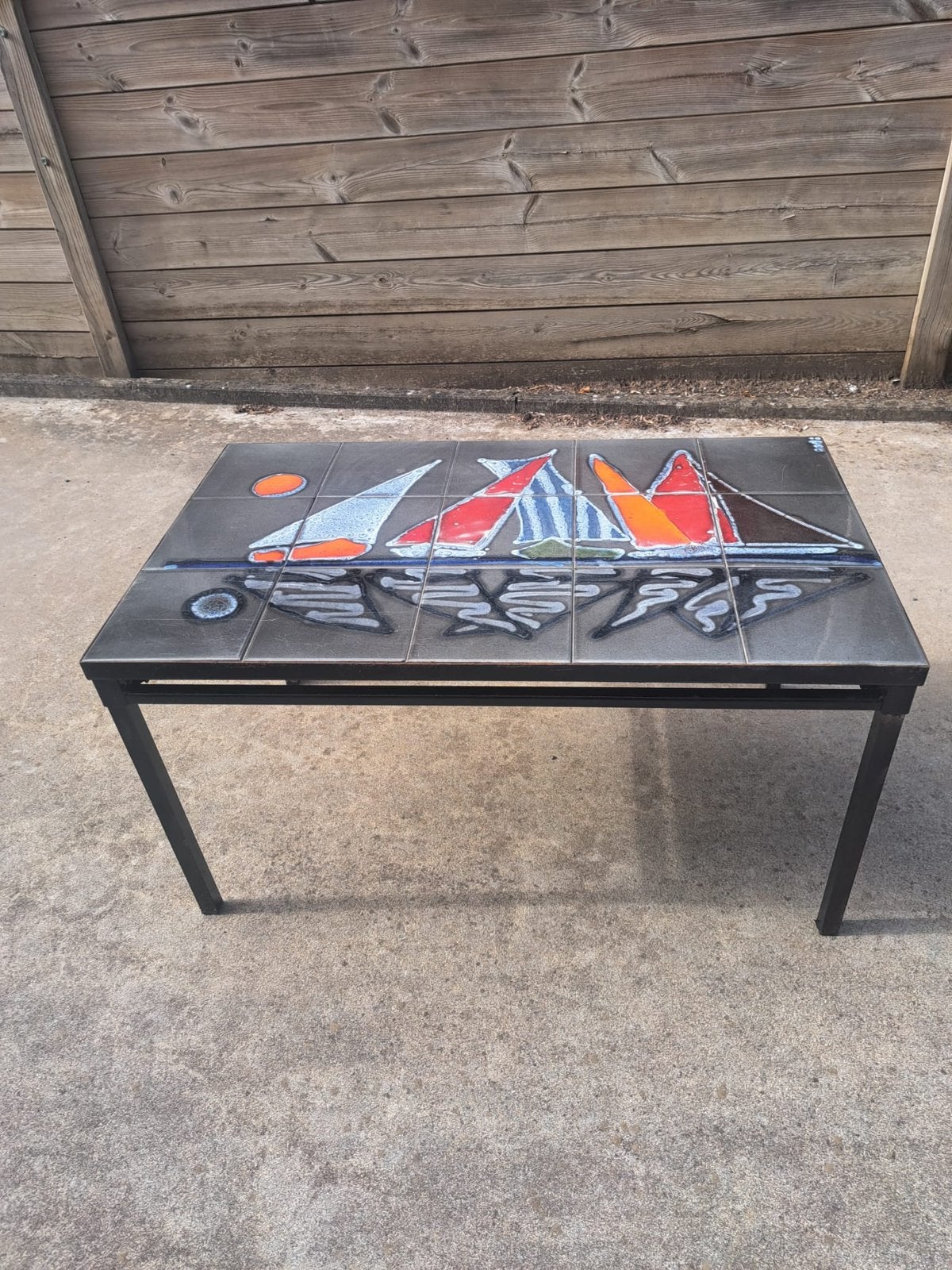 Vintage salontafel, Ophalen, Minder dan 45 cm, Vintage, Zo goed als nieuw