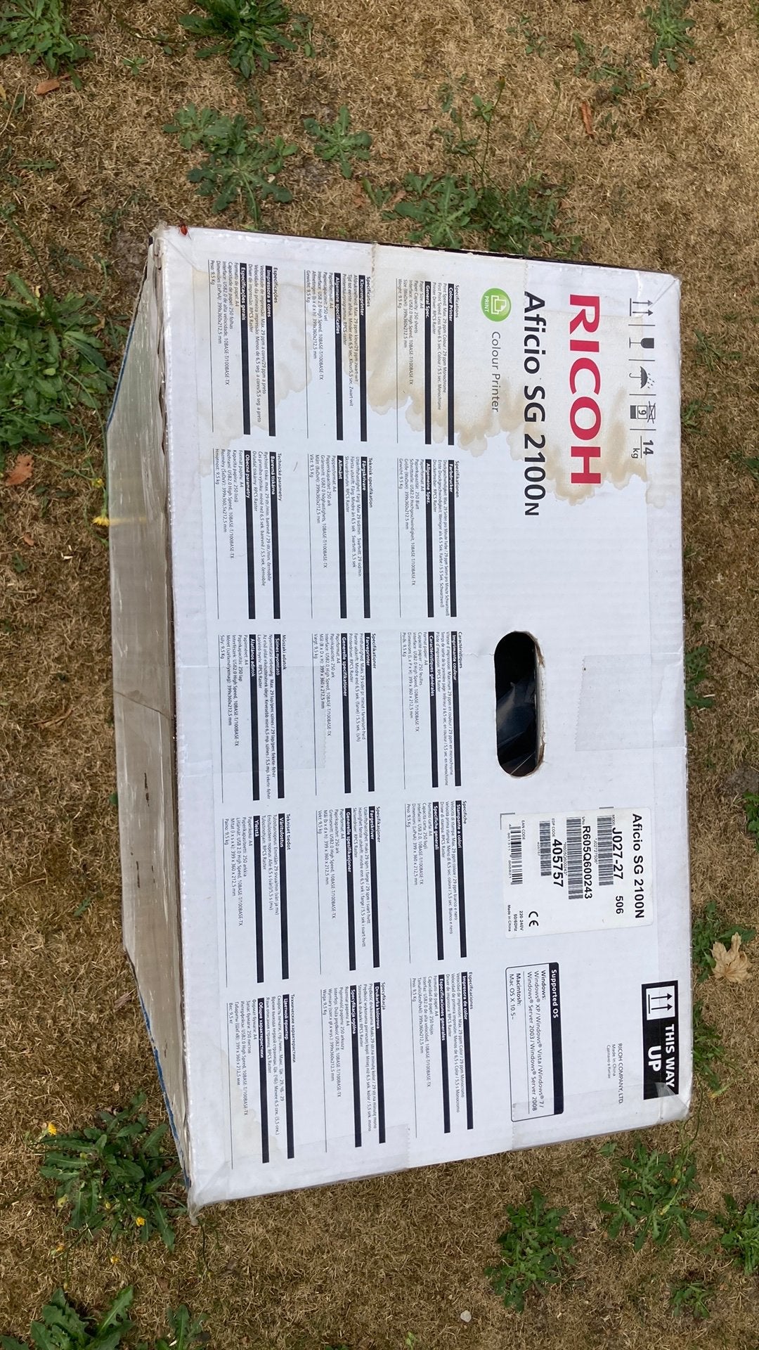 Ricoh Aficio SG 2100N Kleurenprinter – Nieuw in Doos!, Informatique & Logiciels, Imprimantes, Enlèvement, Imprimante