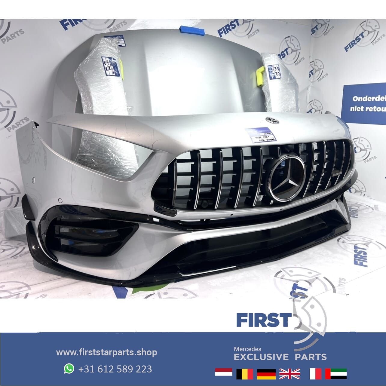 2023 W177 A KLASSE A45s AMG VOORKOP ZILVERGRIJS PERFORMANCE, Gebruikt, -, Voor, Ophalen of Verzenden