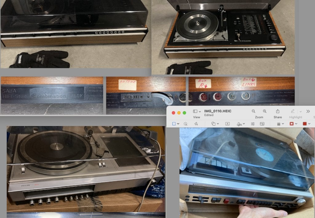 PLATENSPELERS, Ophalen, Zo goed als nieuw, Philips, Automatisch