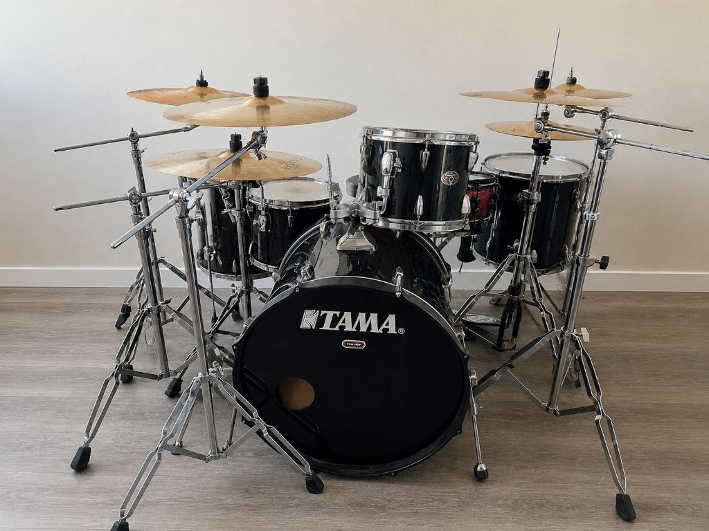 Batterie TAMA complète + cymbales pro, Muziek en Instrumenten, Drumstellen en Slagwerk, Ophalen, Gebruikt, Tama