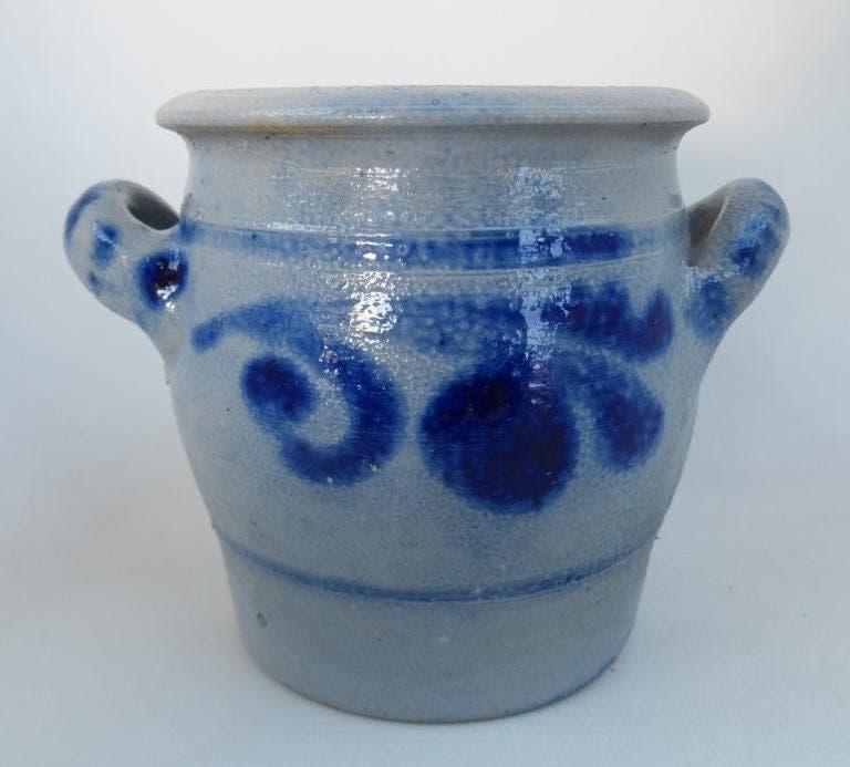 pot de fleurs en grès, Enlèvement ou Envoi, Moins de 25 cm, Rond, Utilisé