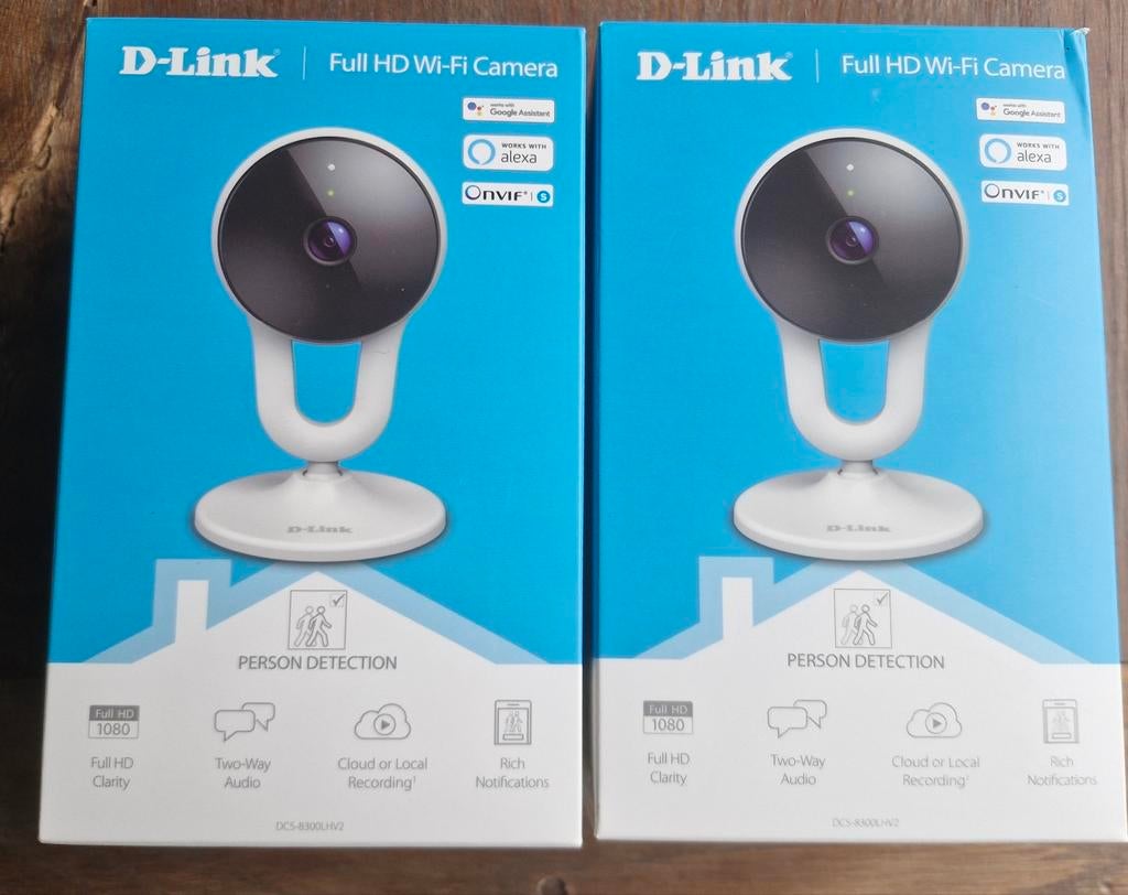 Set de 2 Camera WiFi (D-Link DCS-8300LHV2), Enlèvement ou Envoi, Neuf, Caméra d'intérieur