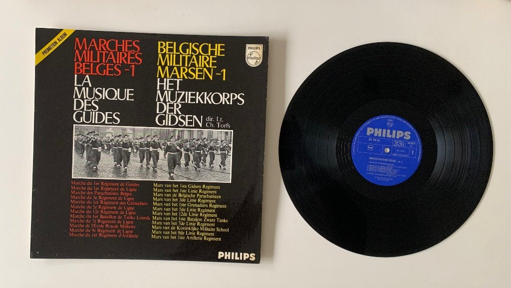 LP La Musique Des Guides/ Het Muziekkorps Der Gidsen, CD & DVD, Pochette photo, Enlèvement ou Envoi, Comme neuf, LP