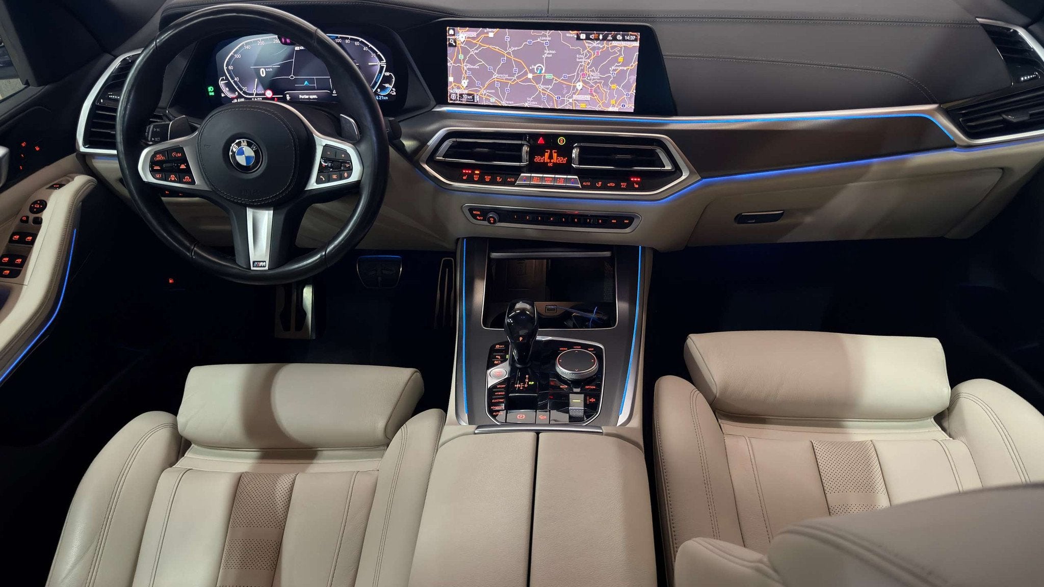 BMW X5 PHEV 3.0A xDrive45e M-Pakket Garantie EURO6d Plug, Auto's, BMW, Wit, Leder, Bedrijf, 5 zetels