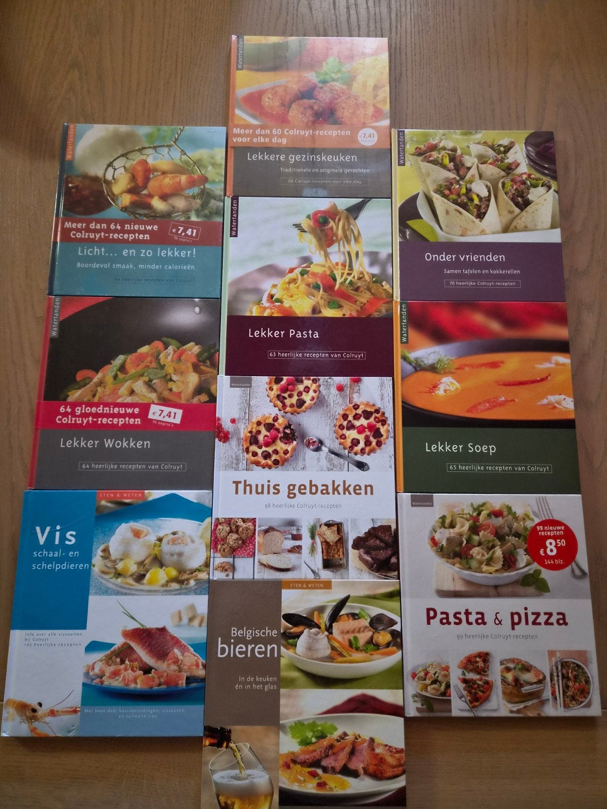 Kookboeken "Watertanden", Enlèvement