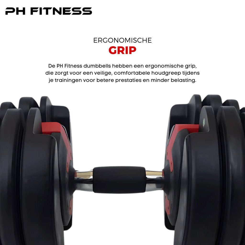 Smart Series Verstelbare Dumbbells Set 2x24KG Halters, Sport en Fitness, Ophalen, Nieuw, Overige typen